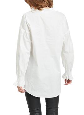 Camisa Vila Vigami Blanco para Mujer