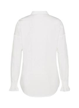 Camisa Vila Vigami Blanco para Mujer