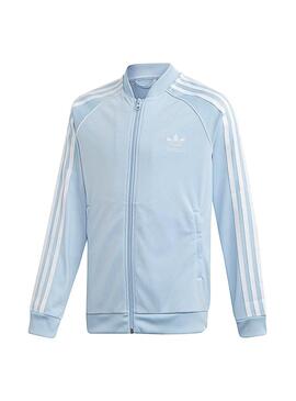 Chaqueta Adidas Celeste para Kids