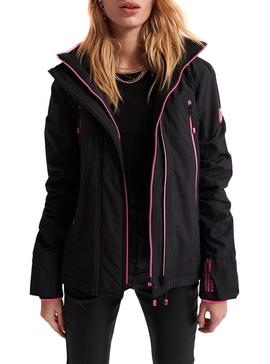 Chaqueta Superdry Velocity Artic Negro Para Mujer