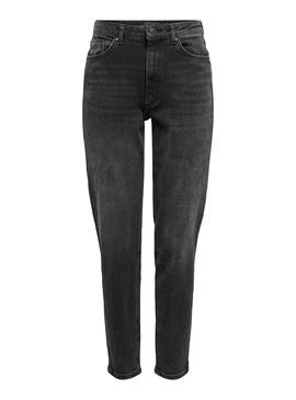 Pantalón Vaquero Only Veneda Mom Negro Para Mujer