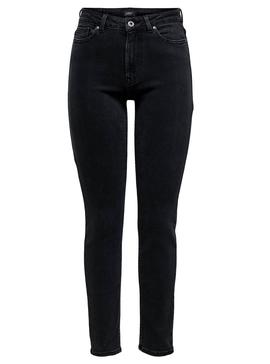 Pantalon Vaquero Only Lerica Negro para Mujer