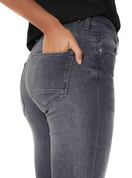 Pantalon Vaquero Only Kendell Gris para Mujer