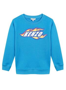 Sudadera Kenzo FreddyScuba Azul Niño