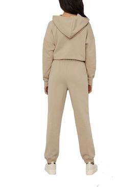 Jogger Only Feel Beige para Mujer