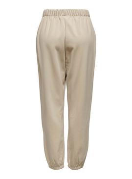 Jogger Only Feel Beige para Mujer