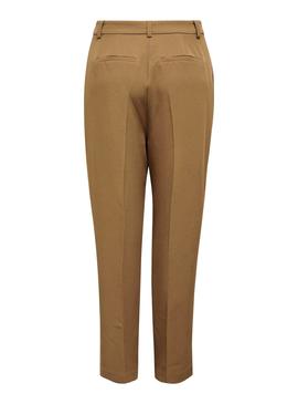 ONLEVILA-LANA HW CARROT PANT C Toasted