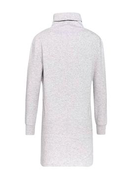 Vestido Tommy Jeans Mock Gris para Mujer