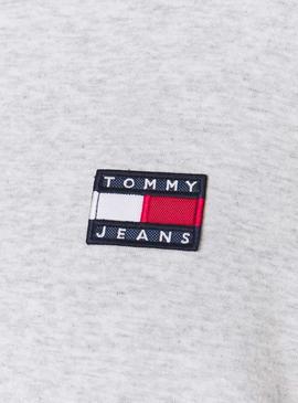 Vestido Tommy Jeans Mock Gris para Mujer
