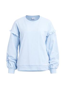 Sudadera Vila Vilovely Celeste