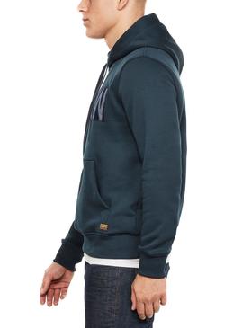 Sudadera G Star Raw Applique Azul para Hombre