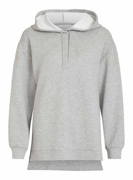 Sudadera Vila Visif Gris Para Mujer