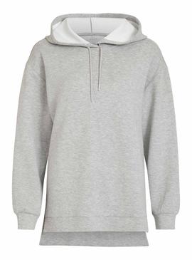 Sudadera Vila Visif Gris Para Mujer