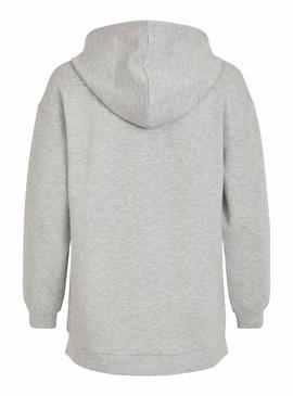 Sudadera Vila Visif Gris Para Mujer