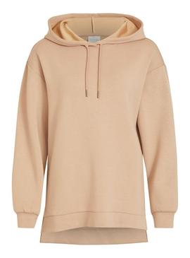 Sudadera Vila Visif Camel Para Mujer