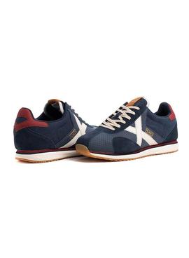 Zapatillas Munich Sapporo 106 Marino Para Hombre