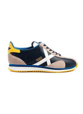 Zapatillas Munich Sapporo 111 Marino Para Hombre