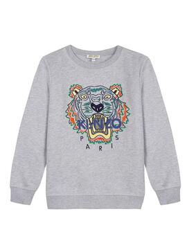 Sudadera Kenzo TIGER JB Gris