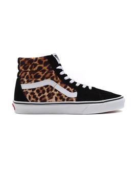 Zapatillas Vans Sk8-Hi Leopard Negro Para Mujer