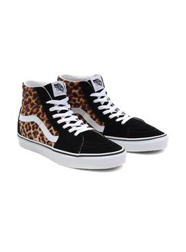 Zapatillas Vans Sk8-Hi Leopard Negro Para Mujer
