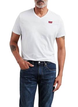 Camiseta Levis Original Blanco para Hombre