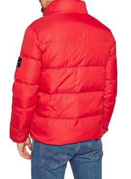 Chaqueta Calvin Klein Puffer Rojo para Hombre