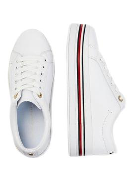 Zapatillas Tommy Hilfiger Corporate Flatform Blanc