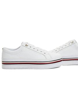 Zapatillas Tommy Hilfiger Corporate Flatform Blanc