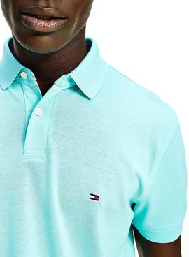 Polo Tommy Hilfiger 1985 Miami Aqua para Hombre