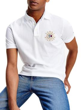 Polo Tommy Hilfiger Icon Roundal Blanco Hombre