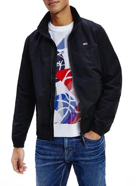 Chaqueta Tommy Jeans Essential Bomber Negro