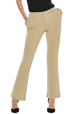 Pantalón Campana Only Rocky Beige para Mujer