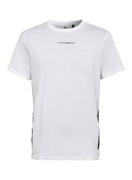 Camiseta G-Star Sport Tape Blanco para Hombre