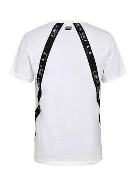 Camiseta G-Star Sport Tape Blanco para Hombre
