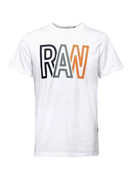 Camiseta G-Star Raw Compact Blanco para Hombre