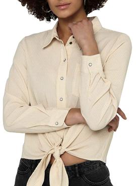 Camisa Only Lecey Beige para Mujer