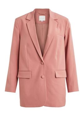 Blazer Vila Vikalinka Rosa para Mujer