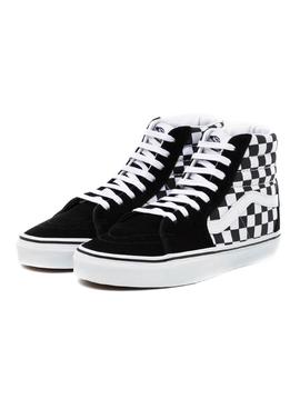 Zapatillas Vans Sk8-Hi Checkerboard Negro