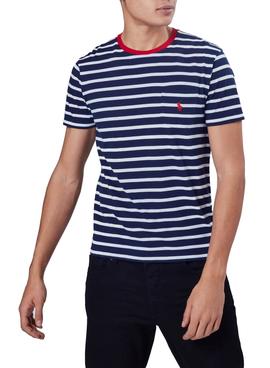 Camiseta Polo Ralph Lauren Rayas Azul para Hombre