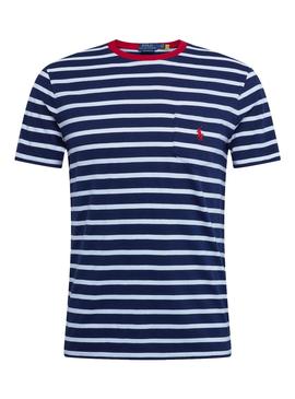 Camiseta Polo Ralph Lauren Rayas Azul para Hombre