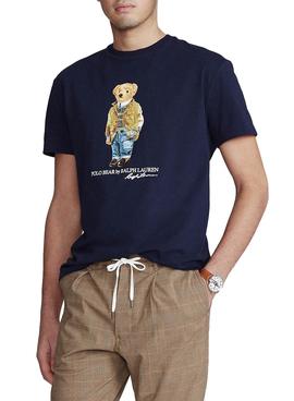 Camiseta Polo Ralph Lauren Bear Marino para Hombre