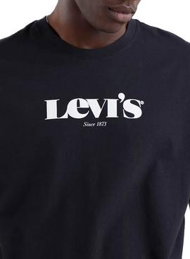 Camiseta Levis Relaxed Tee Negro para Hombre