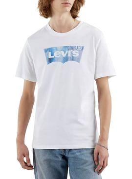 Camiseta Levis Housemark Blanco para Hombre