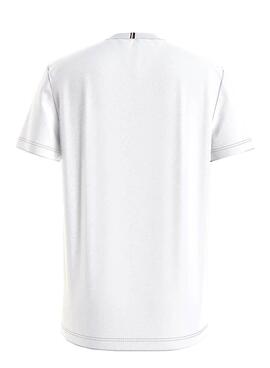 Camiseta Tommy Hilfiger Essential Logo Blanco Niño