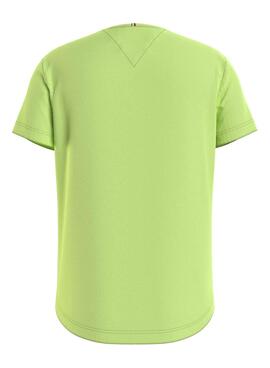Camiseta Tommy Hilfiger Essential Verde para Niña