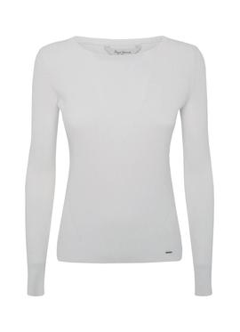 Jersey Pepe Jeans Claire Blanco para Mujer