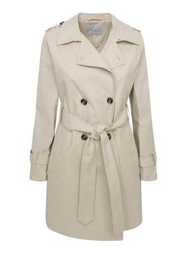 Trench Pepe Jeans Tania Beige para Mujer
