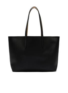 Bolso Lacoste Shopping Reversible Negro Mujer