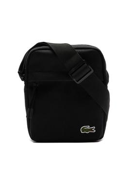 Bolso Lacoste Vertical Neocroc Negro para Hombre