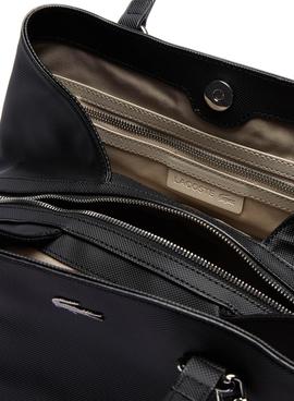 Bolso Lacoste Daily Classic Negro para Mujer